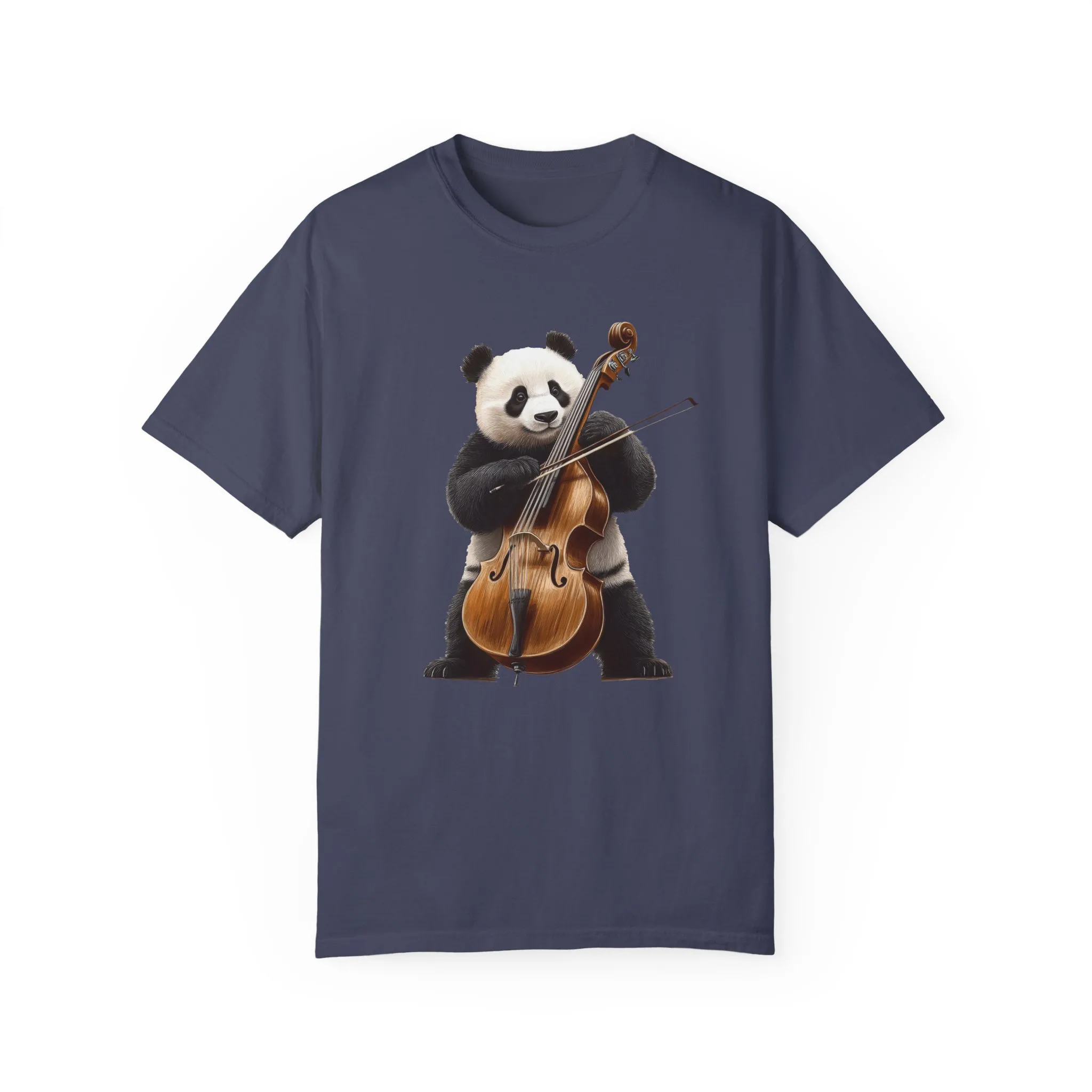 Cute Panda Playing Cello Unisex T-Shirt - Funny Animal Graphic Tee - Image 45