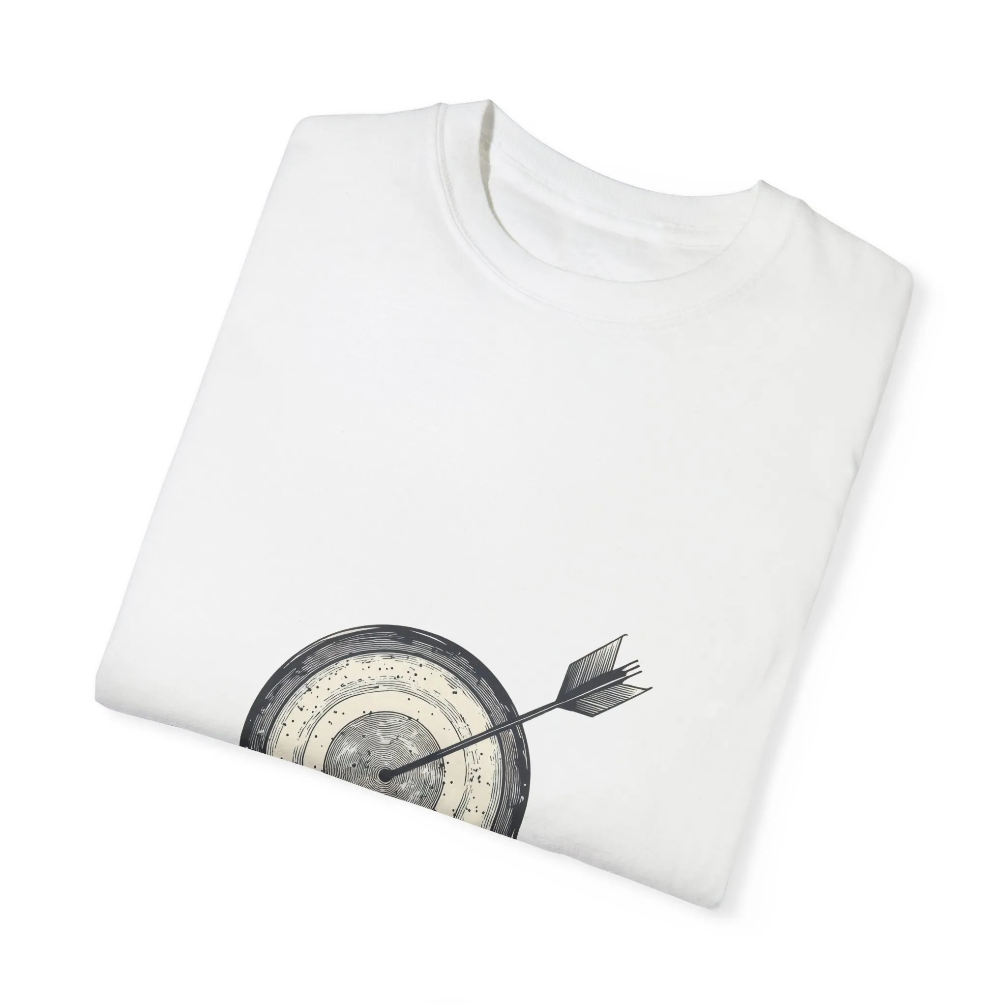Unisex Garment-Dyed T-Shirt - Target Design for Archery Lovers - Image 2