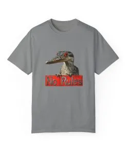 No Rules Unisex Garment-Dyed T-Shirt - Wild & Bold Graphic Tee