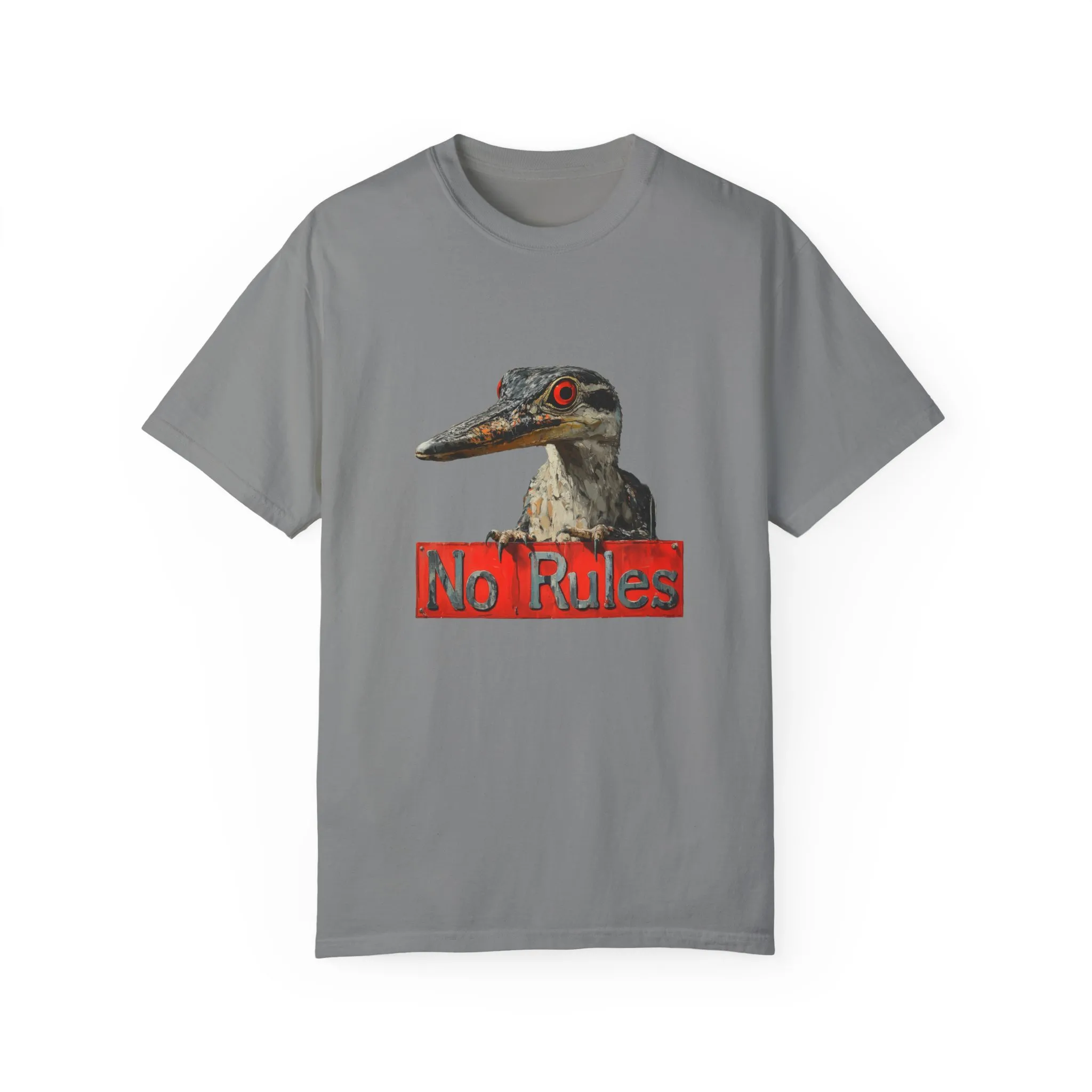 No Rules Unisex Garment-Dyed T-Shirt - Wild & Bold Graphic Tee