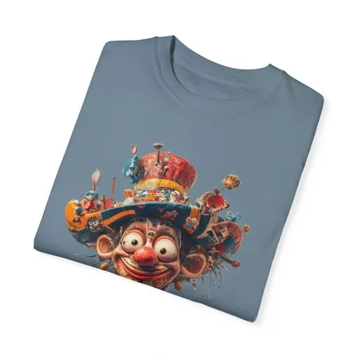 Whimsical Artist Unisex Garment-Dyed T-Shirt - Colorful Character Design - Image 48