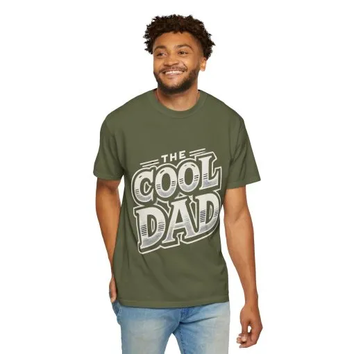 Cool Dad Garment-Dyed Unisex T-Shirt – Perfect Gift for Father's Day - Image 12