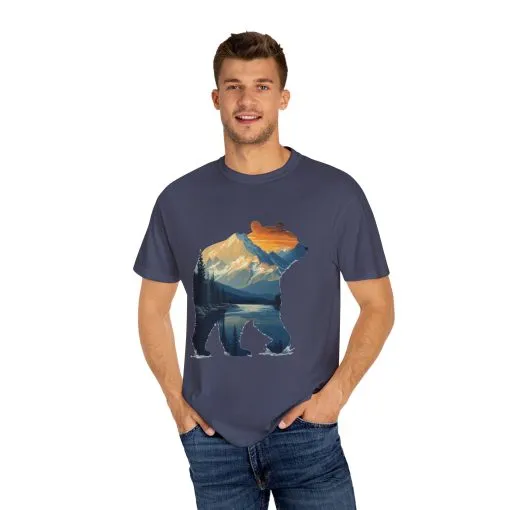 Mountain Bear Graphic T-Shirt | Nature Lover Apparel - Image 31