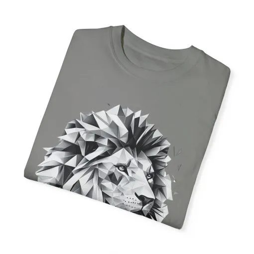 Geometric Lion Unisex T-shirt - Bold, Artistic Design for Animal Lovers - Image 10