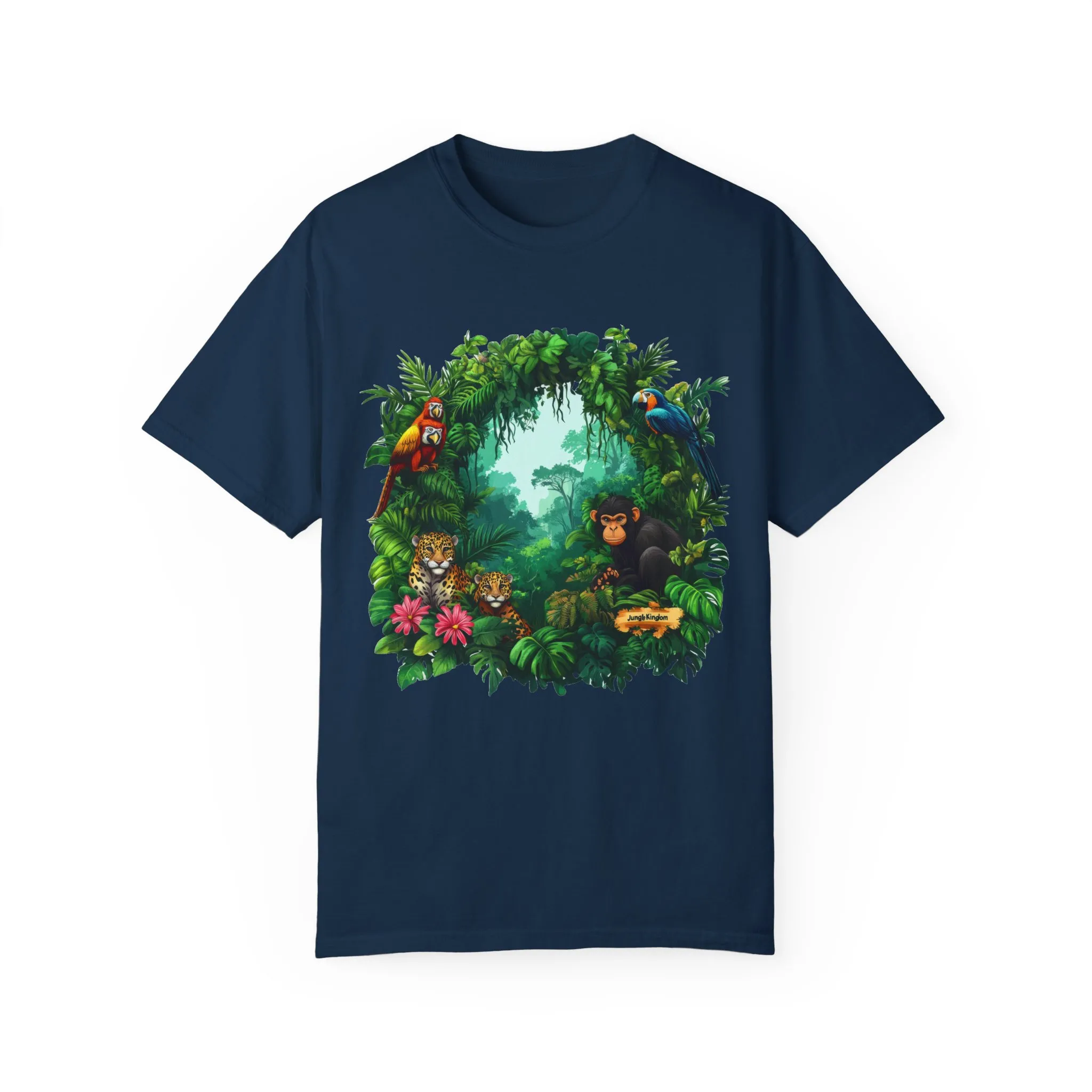 Tropical Jungle Animal T-Shirt | Unisex Garment-Dyed Tee for Nature Lovers - Image 13