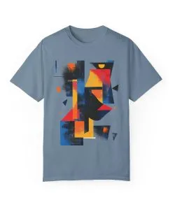 Colorful Abstract Art T-Shirt | Unisex Garment-Dyed Tee
