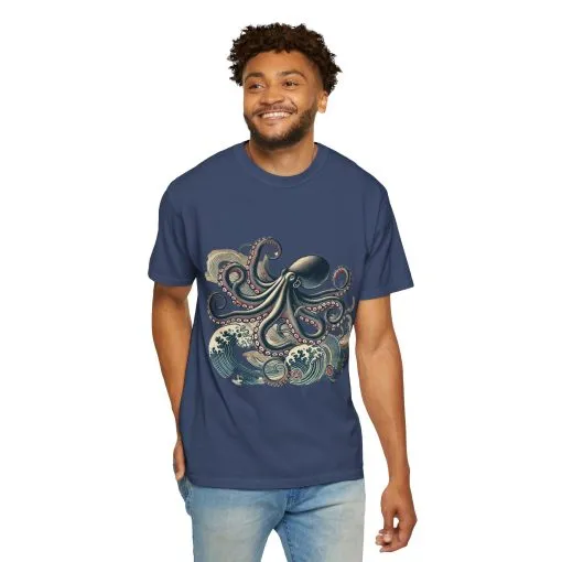 Unisex Ocean-Inspired Octopus T-Shirt - Nautical Graphic Tee - Image 20