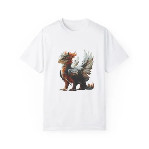 Mythical Creature Unisex Garment-Dyed T-Shirt - Perfect for Fantasy Lovers - Image 5