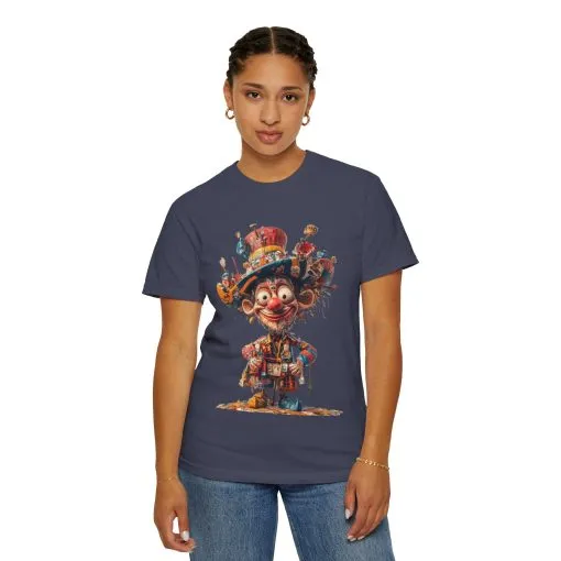 Whimsical Artist Unisex Garment-Dyed T-Shirt - Colorful Character Design - Image 54