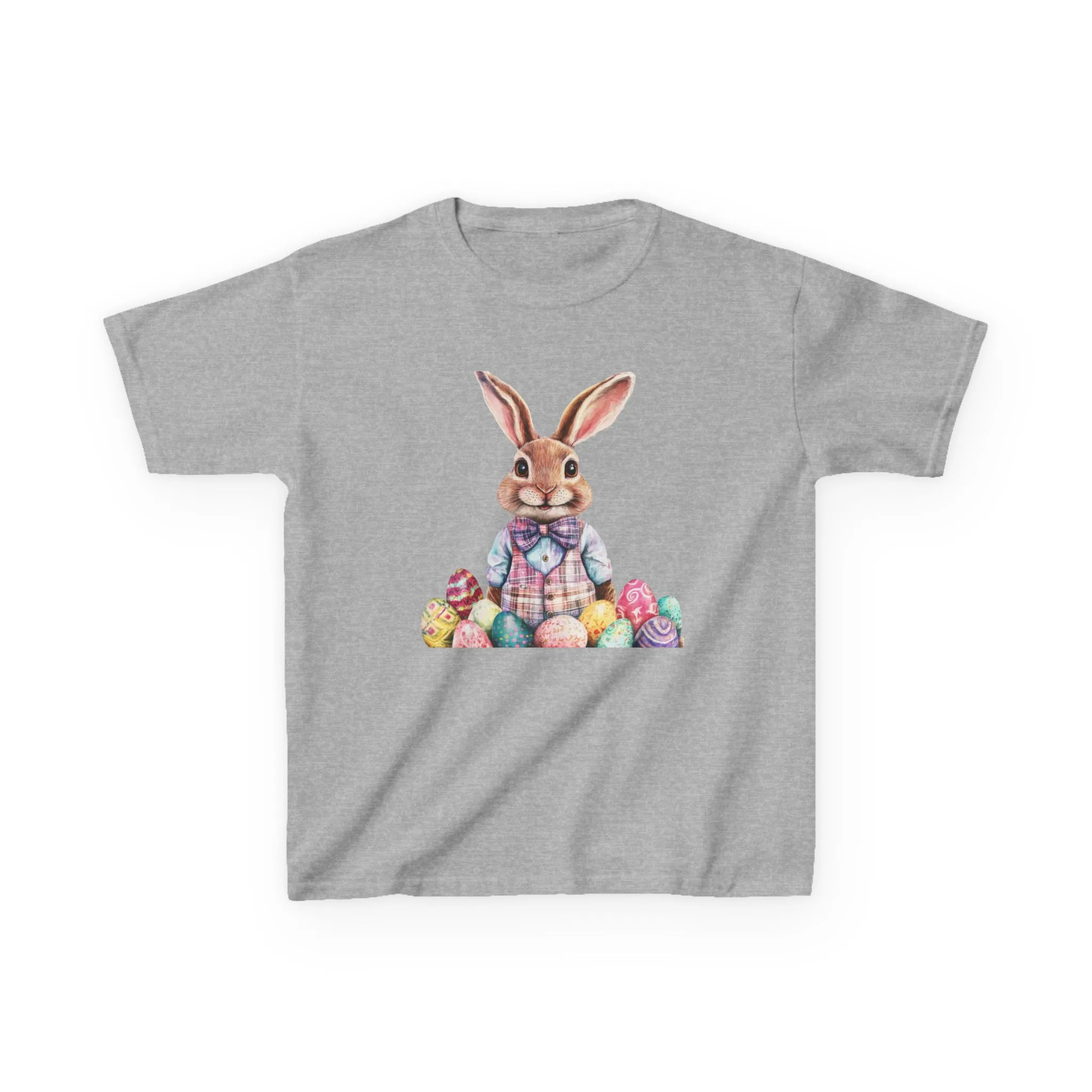 Easter Bunny Kids Heavy Cotton™ Tee - Cute Easter Celebration Shirt - Image 10