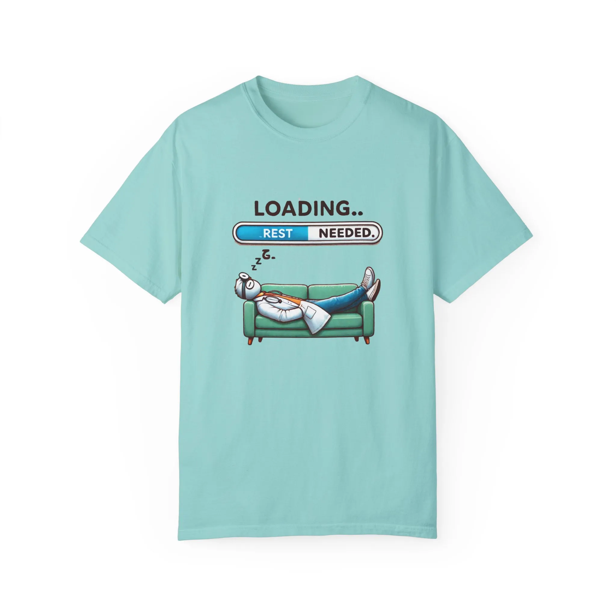 Loading Rest Needed Unisex Garment-Dyed T-Shirt - Image 17
