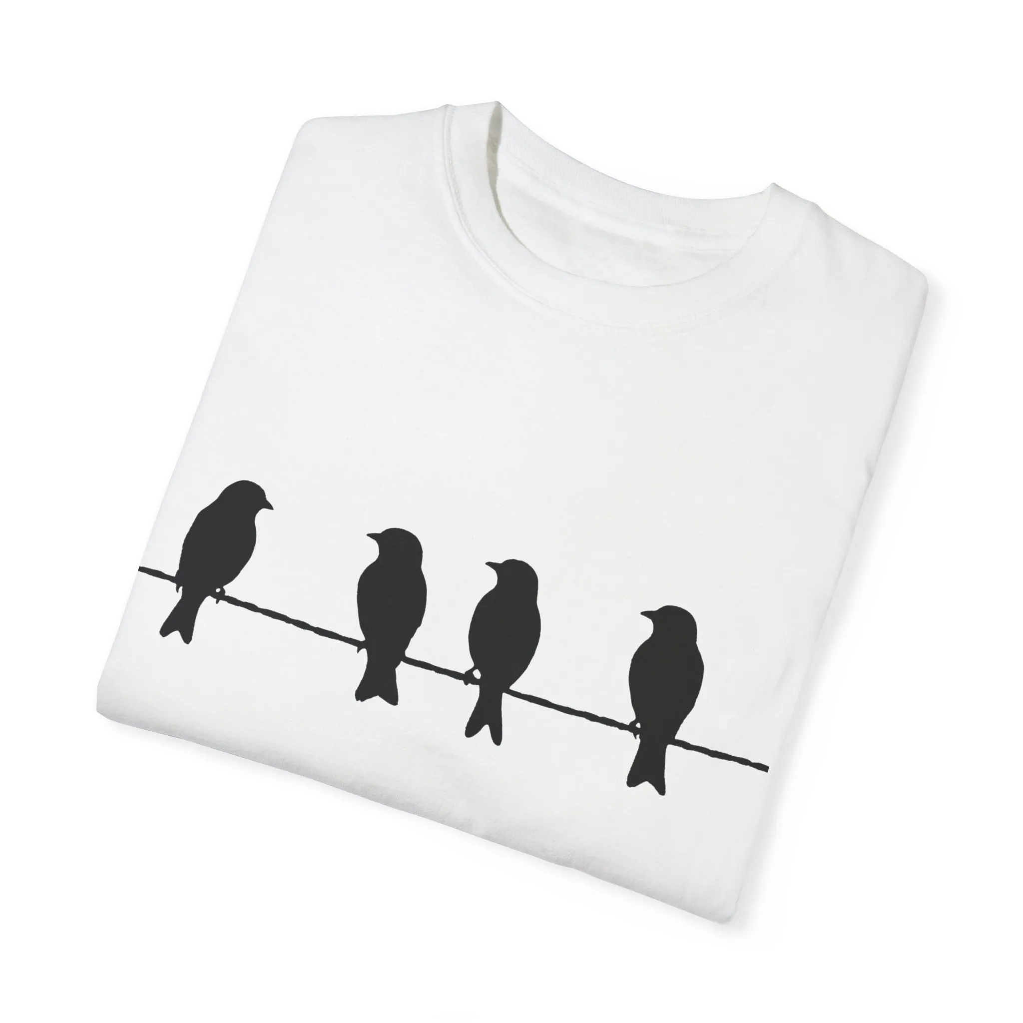 Minimalist Bird Silhouette Unisex T-Shirt - Image 6