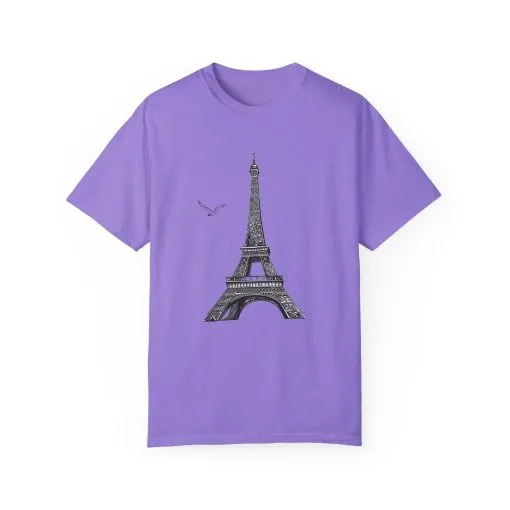 Eiffel Tower Graphic Unisex T-Shirt - Parisian Style Tee - Image 29