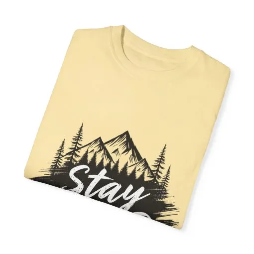 Stay Wild Unisex Garment-Dyed T-Shirt for Adventure Lovers - Image 18