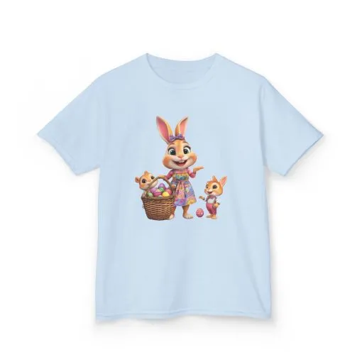 Easter Bunny Kids Tee - Fun and Colorful Heavy Cotton™ Shirt for Spring Celebrations - Image 17