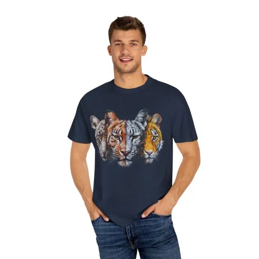 Wildlife Fusion Unisex Garment-Dyed T-Shirt - Image 47