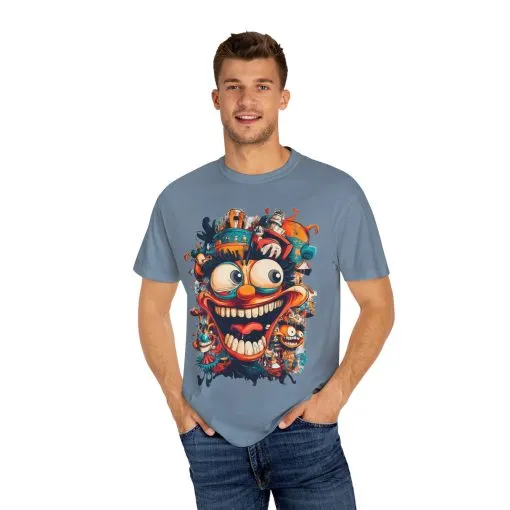 Whimsical Clown Graphic Unisex T-Shirt - Fun and Playful Design for Festivals and Everyday Wear - Image 15