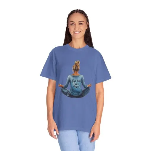 Find Your Inner Peace Unisex Garment-Dyed T-Shirt - Image 28