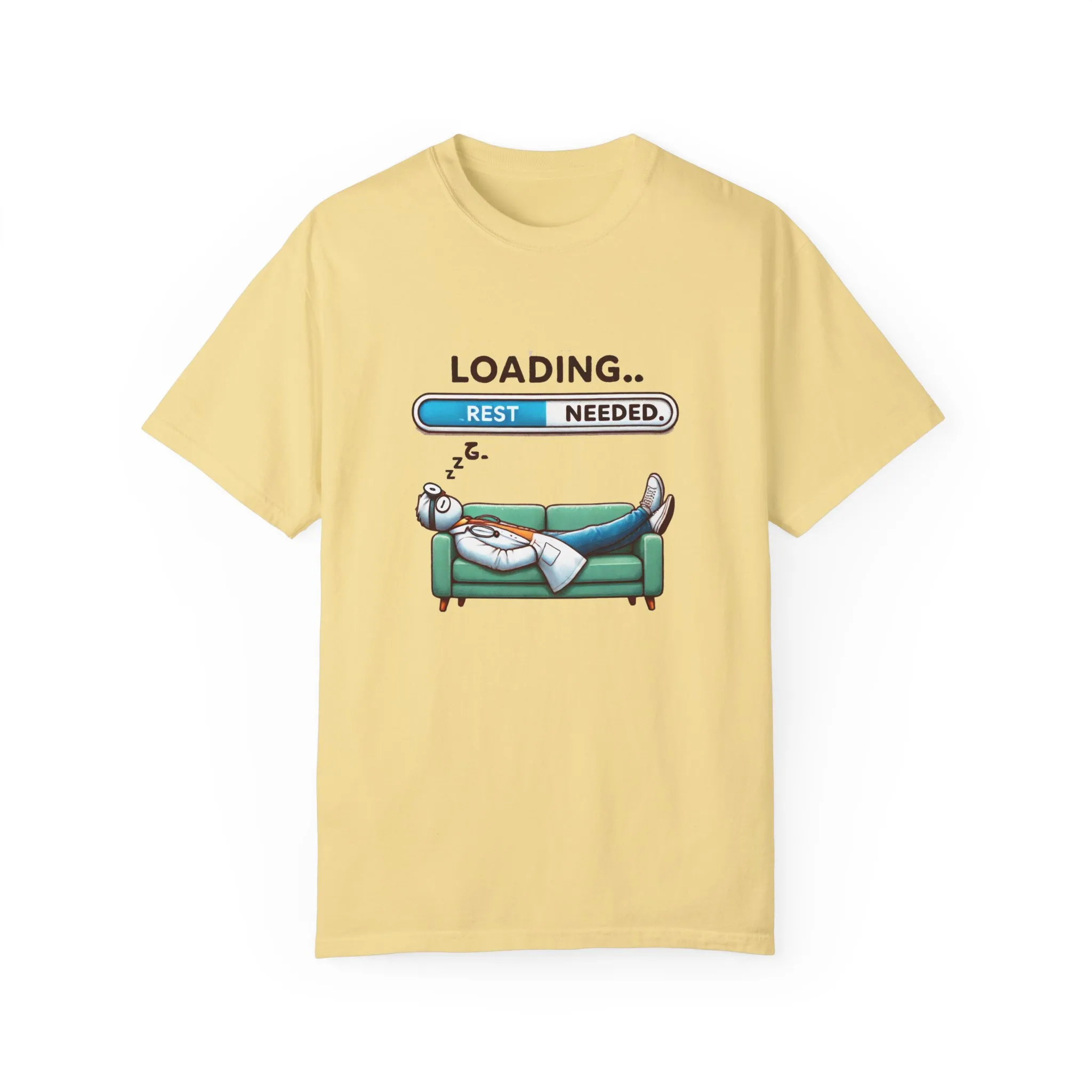 Loading Rest Needed Unisex Garment-Dyed T-Shirt - Image 13