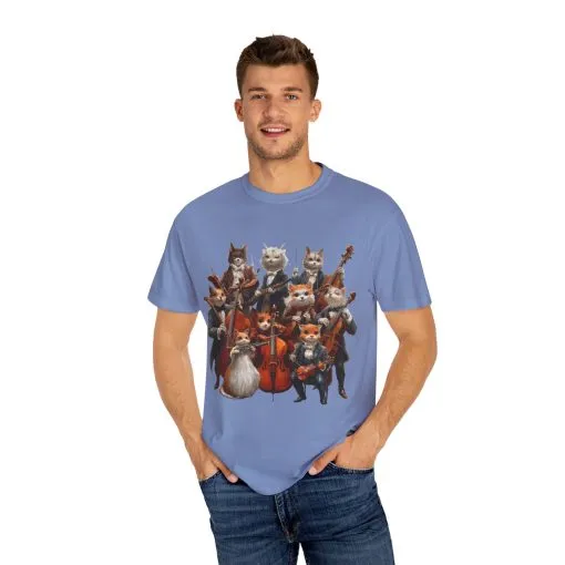 Whimsical Cat Orchestra Unisex T-Shirt - Perfect Gift for Animal Lovers - Image 38
