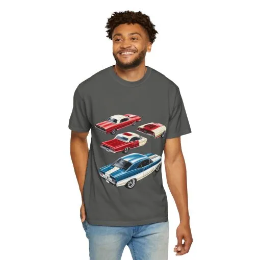Classic Muscle Car Graphic Unisex T-Shirt – Perfect Gift for Auto Enthusiasts & Retro Lovers - Image 12