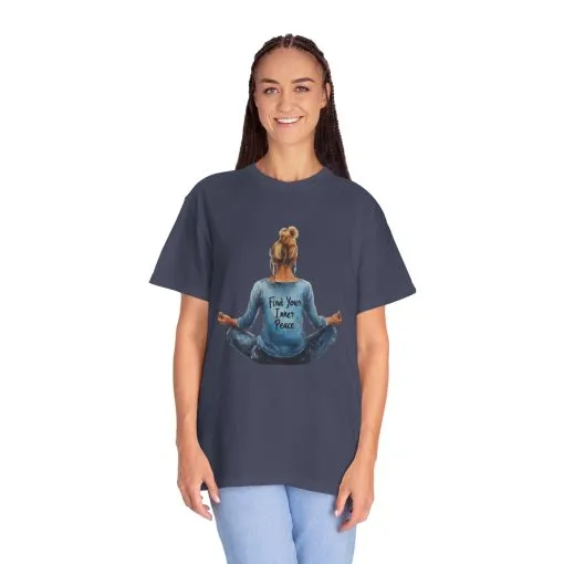 Find Your Inner Peace Unisex Garment-Dyed T-Shirt - Image 40
