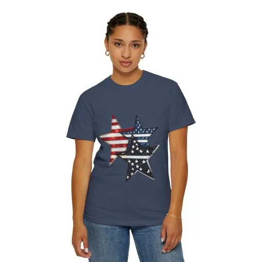 Patriotic Star Spangled Unisex T-Shirt - Image 12
