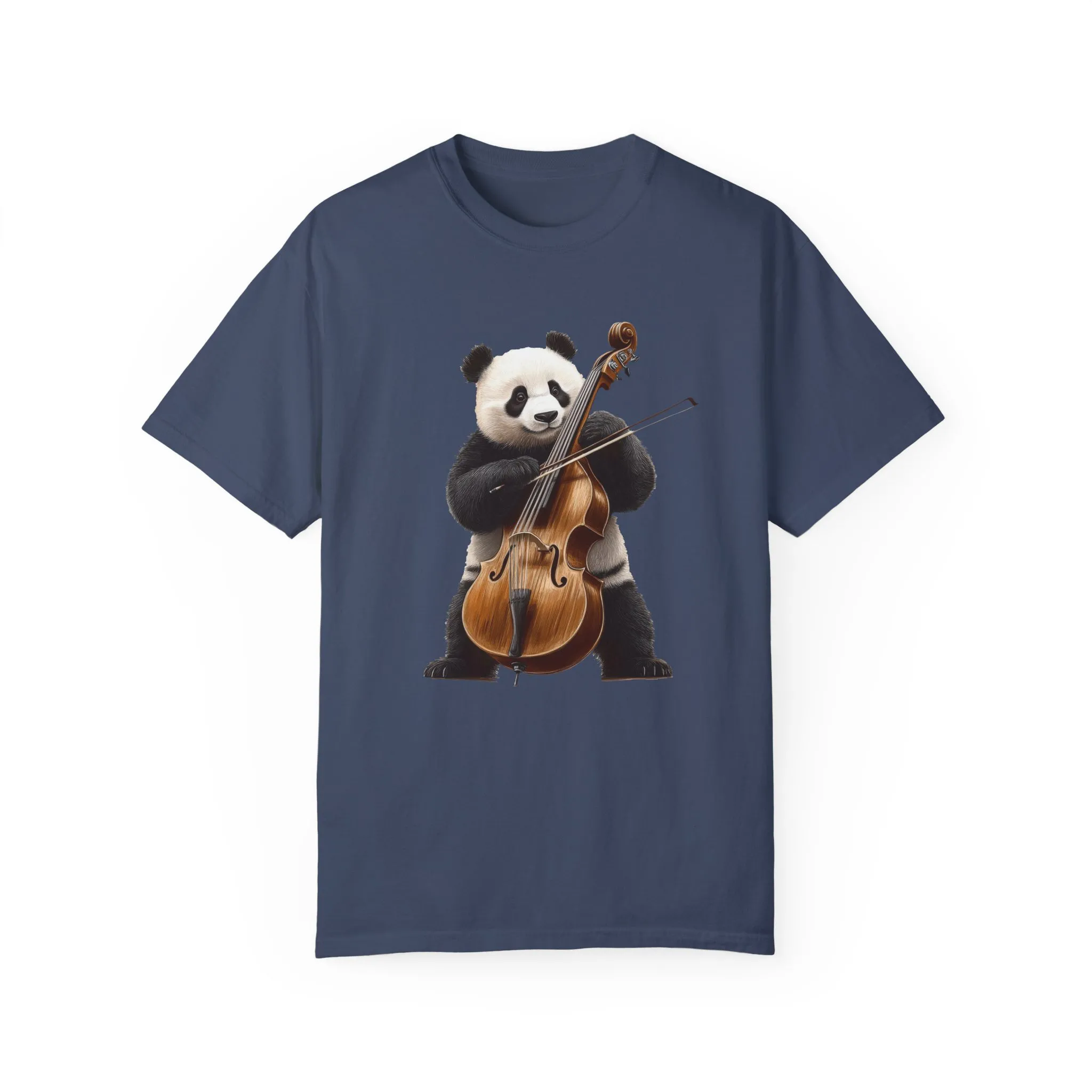 Cute Panda Playing Cello Unisex T-Shirt - Funny Animal Graphic Tee - Image 41