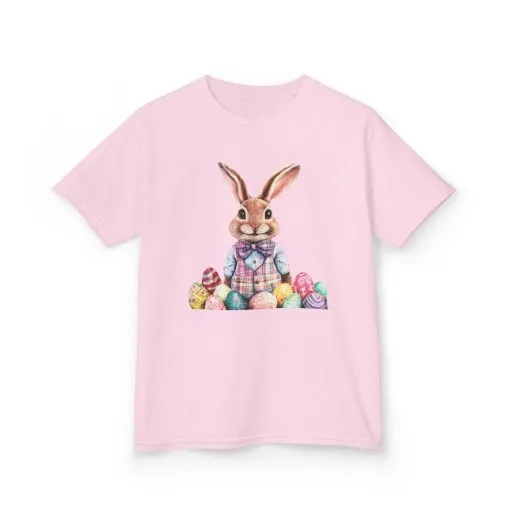 Easter Bunny Kids Heavy Cotton™ Tee - Cute Easter Celebration Shirt - Image 26