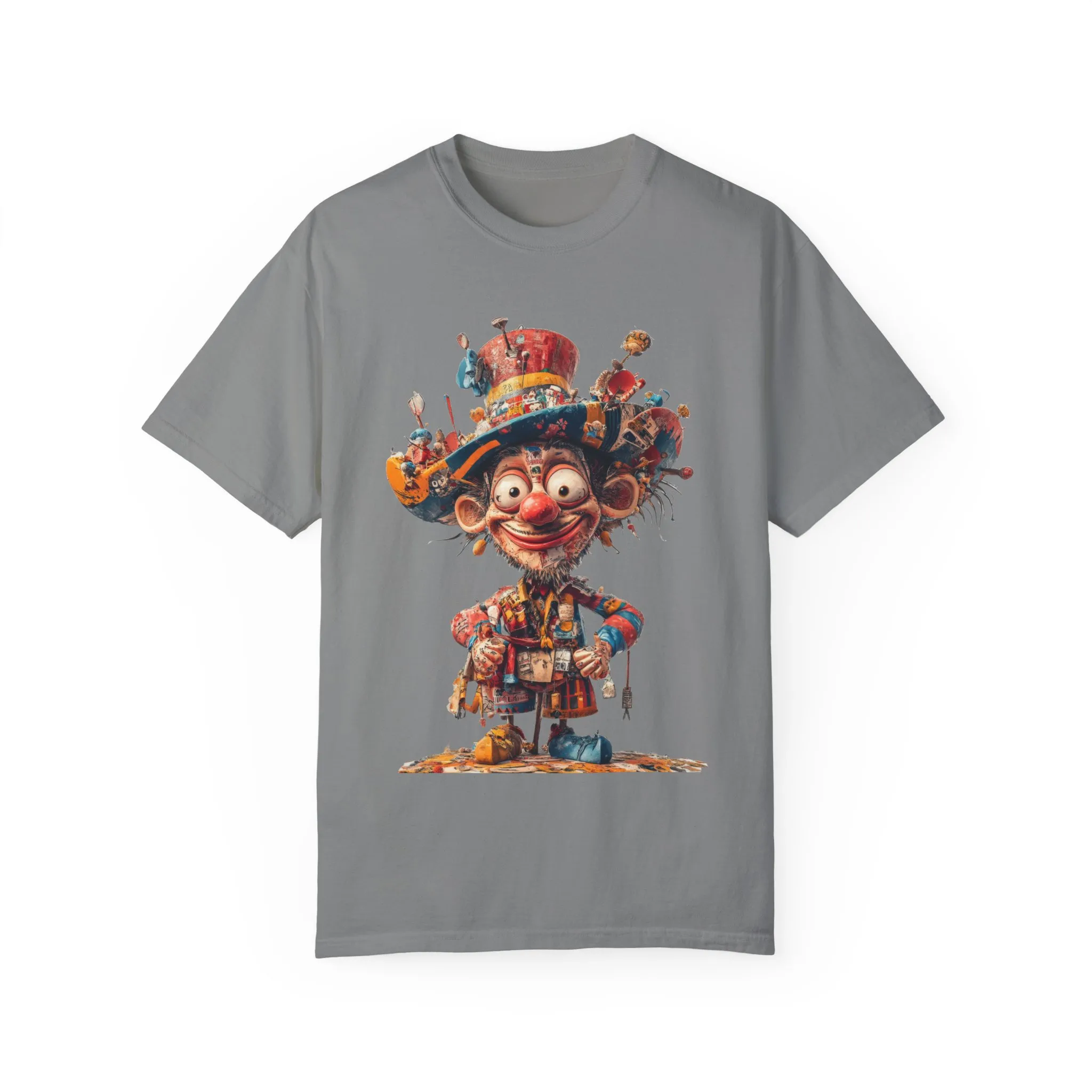 Whimsical Artist Unisex Garment-Dyed T-Shirt - Colorful Character Design - Image 43