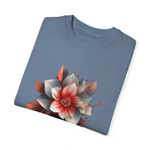 Botanical Floral Unisex Garment-Dyed T-shirt - Perfect for Nature Lovers - Image 22