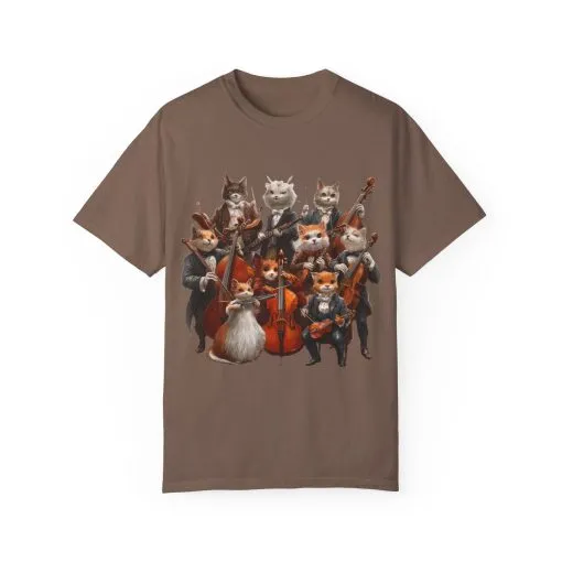 Whimsical Cat Orchestra Unisex T-Shirt - Perfect Gift for Animal Lovers - Image 21