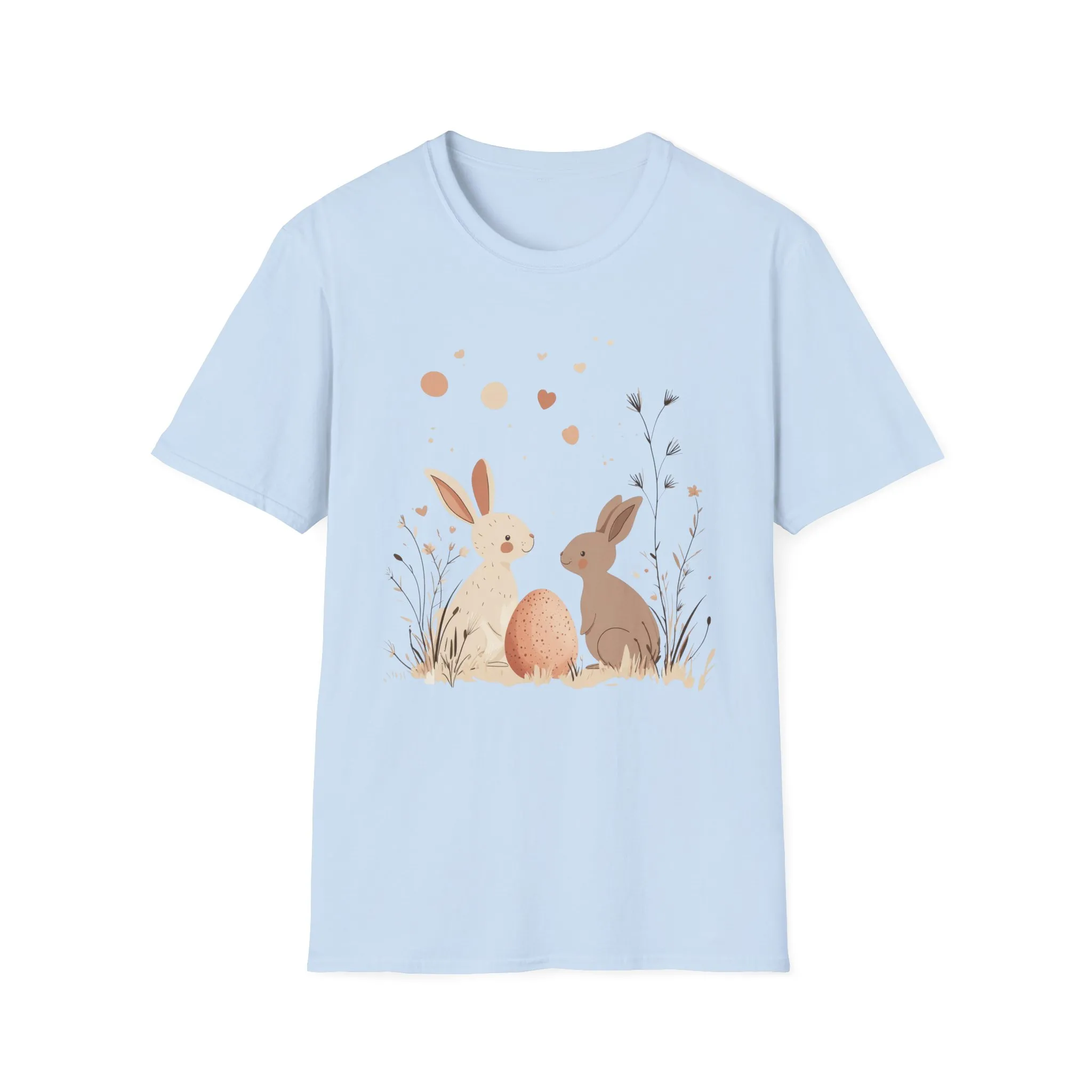 Spring Bunny Love Unisex Softstyle T-Shirt - Cute Floral Design for Easter Celebrations - Image 21