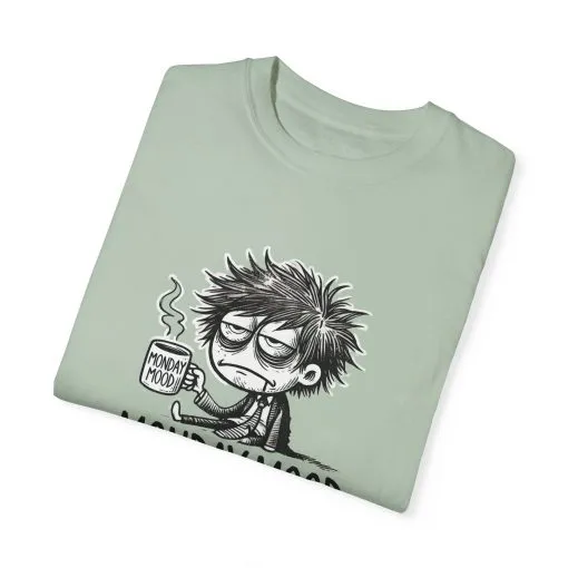 Unisex 'Monday Mood' Garment-Dyed T-Shirt - Perfect for Casual Days - Image 10