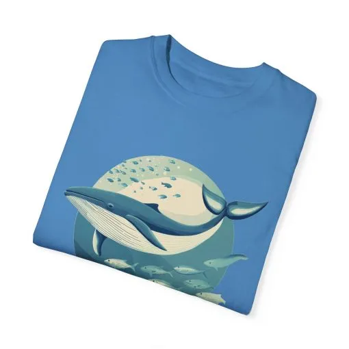 Whale Watching Unisex Garment-Dyed T-Shirt | Ocean Lover's Tee - Image 30