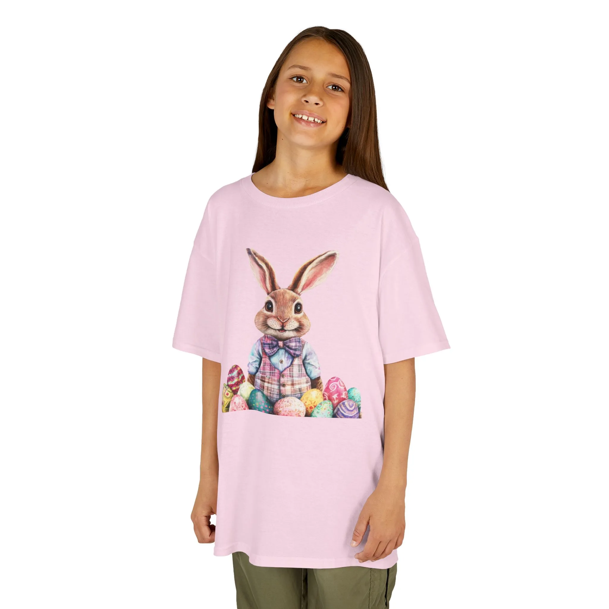 Easter Bunny Kids Heavy Cotton™ Tee - Cute Easter Celebration Shirt - Image 27
