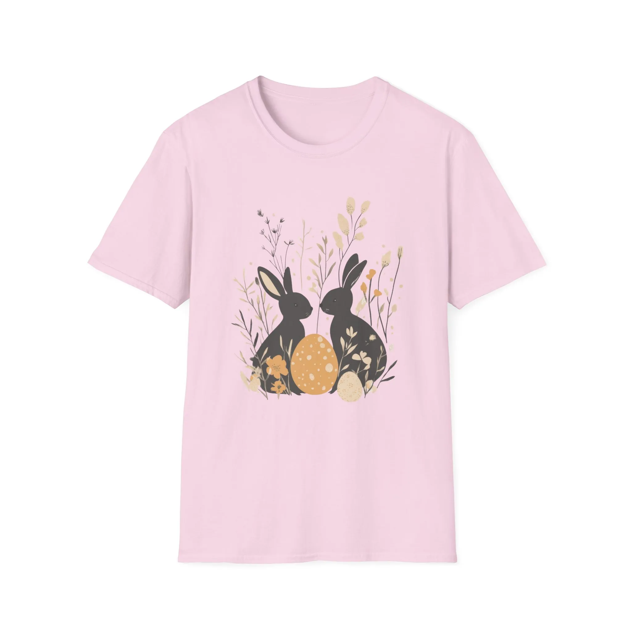 Easter Bunny Floral T-Shirt | Unisex Spring Apparel - Image 10