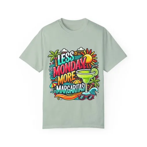 Less Monday More Margaritas Unisex T-Shirt - Fun Summer Vibes - Image 26