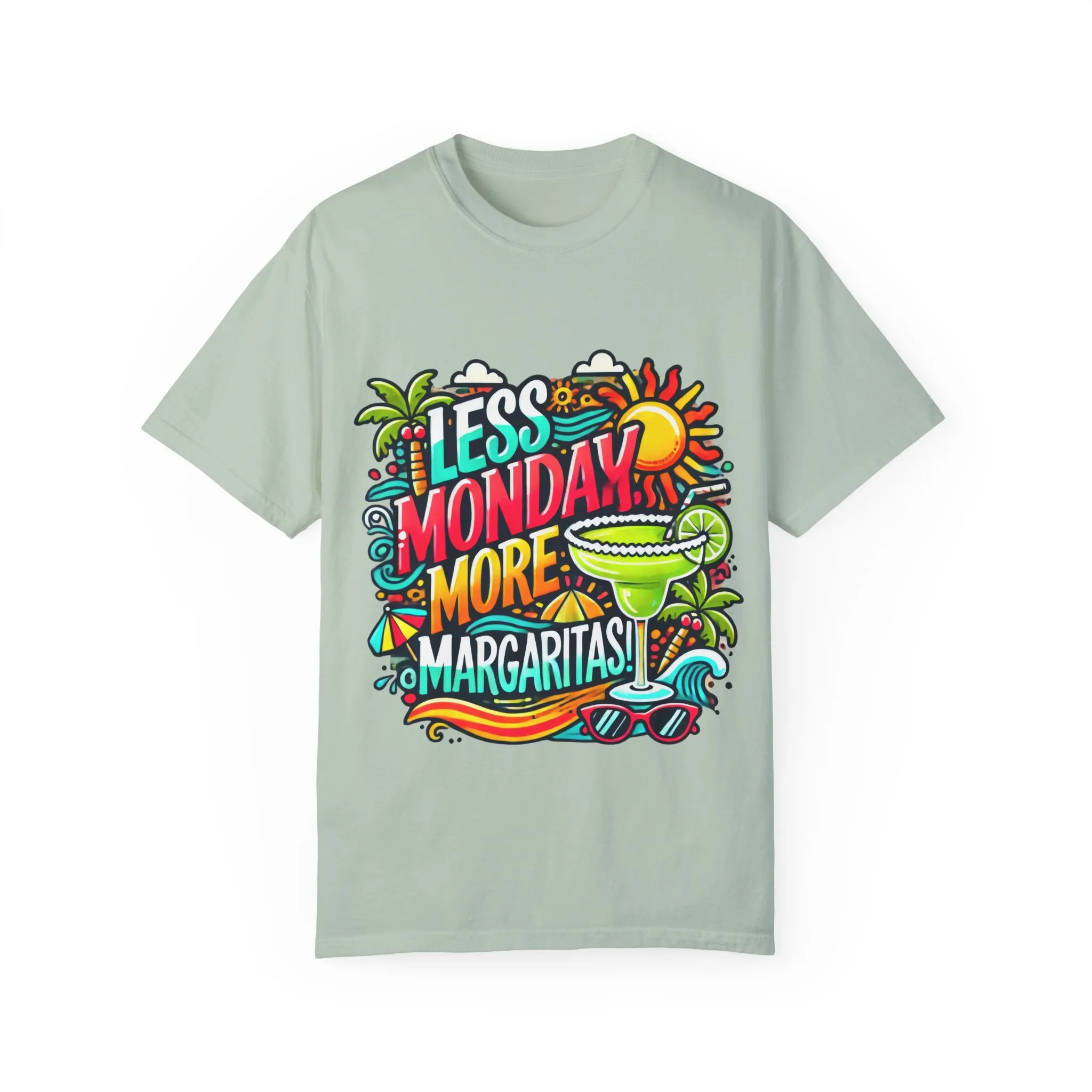 Less Monday More Margaritas Unisex T-Shirt - Fun Summer Vibes - Image 26