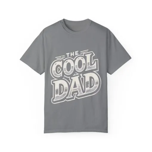Cool Dad Garment-Dyed Unisex T-Shirt – Perfect Gift for Father's Day - Image 5