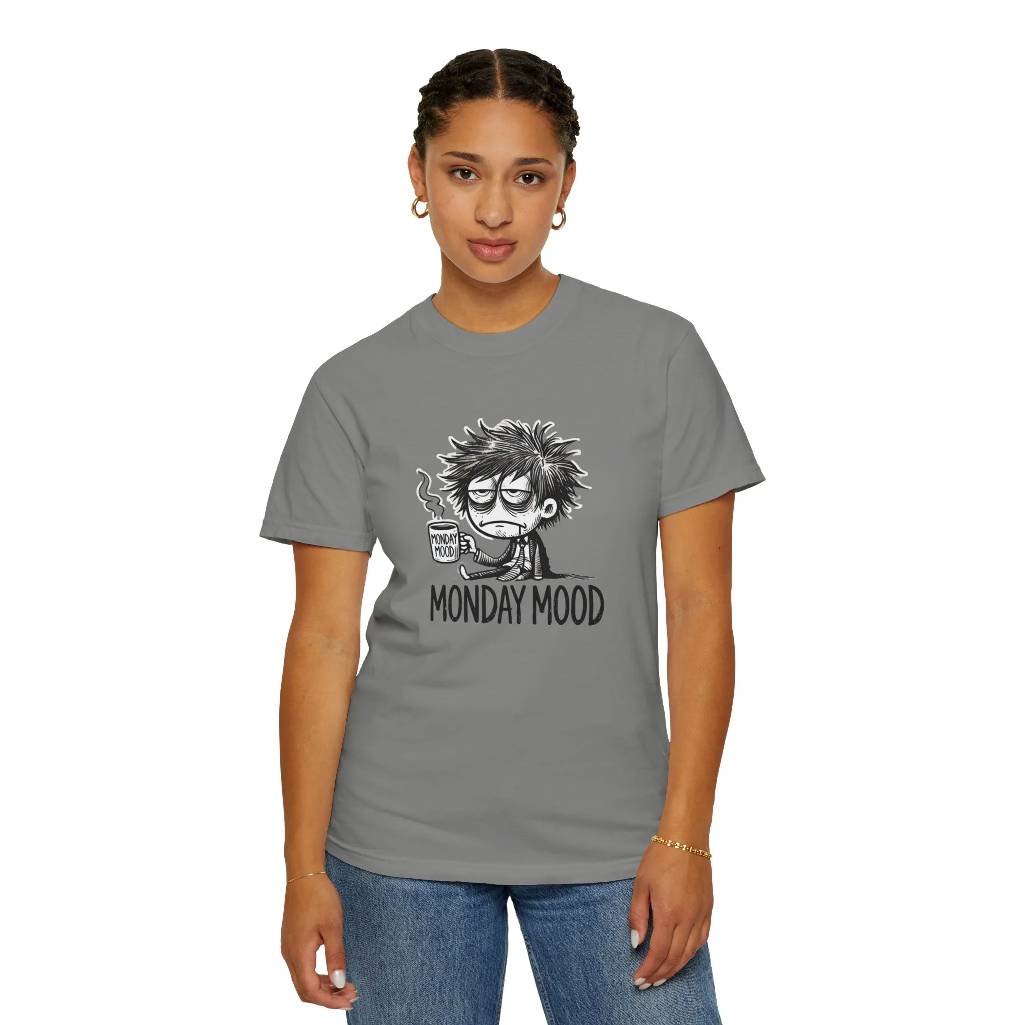 Unisex 'Monday Mood' Garment-Dyed T-Shirt - Perfect for Casual Days - Image 32