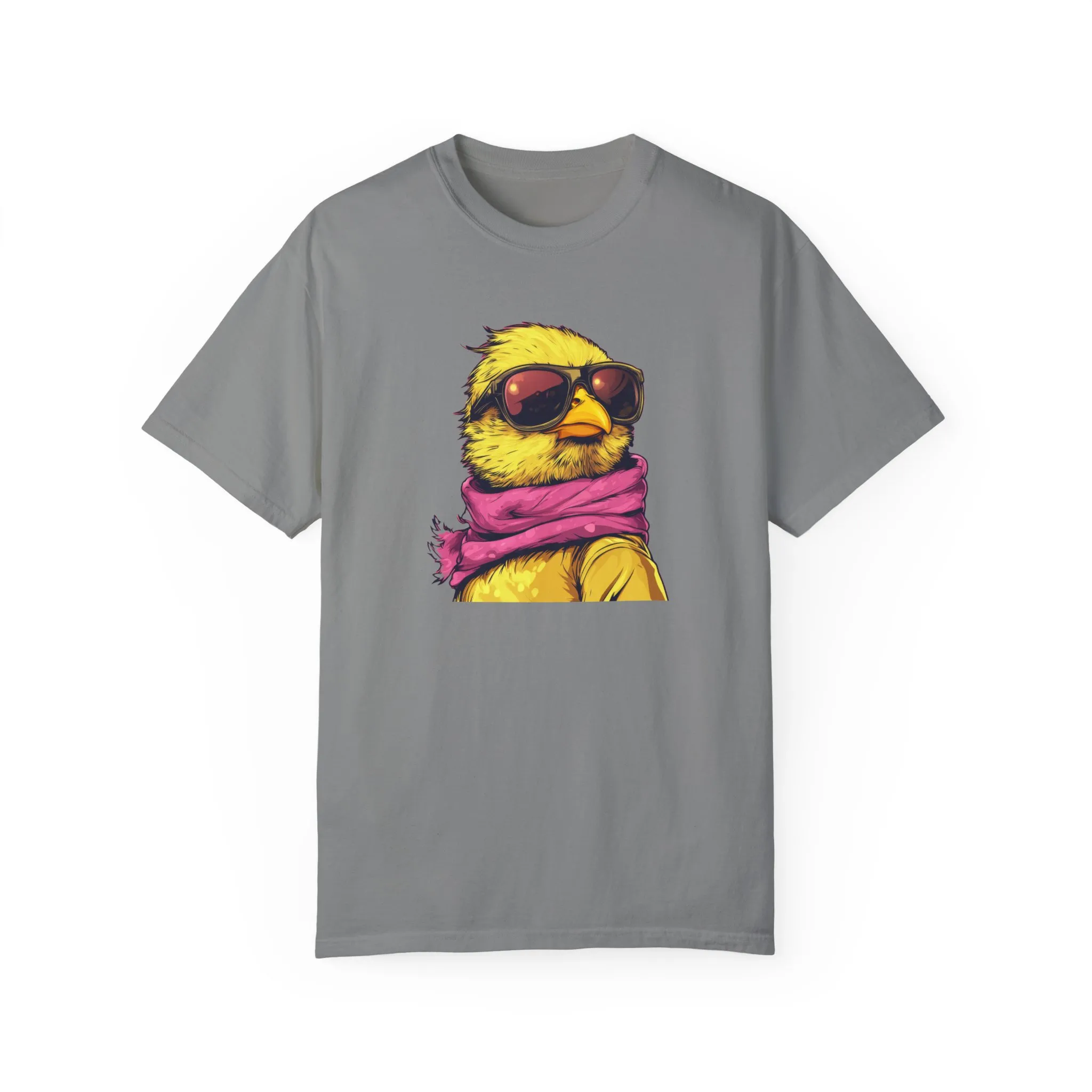 Cool Chick Unisex Garment-Dyed T-Shirt - Fun Bird Design - Image 33