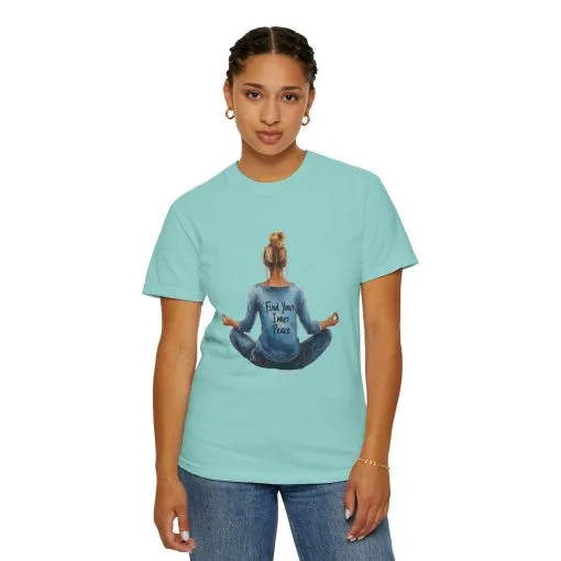 Find Your Inner Peace Unisex Garment-Dyed T-Shirt - Image 7