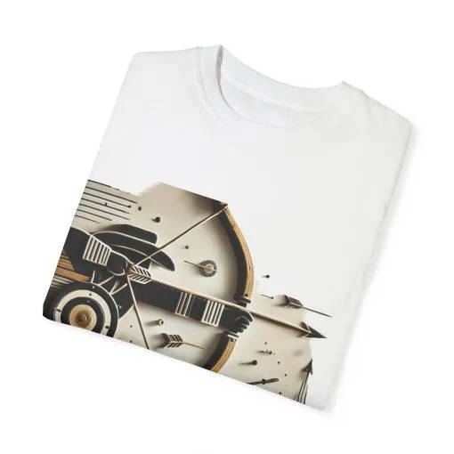 Retro-Inspired Unisex Garment-Dyed T-Shirt - Vintage Graphic Design - Image 6