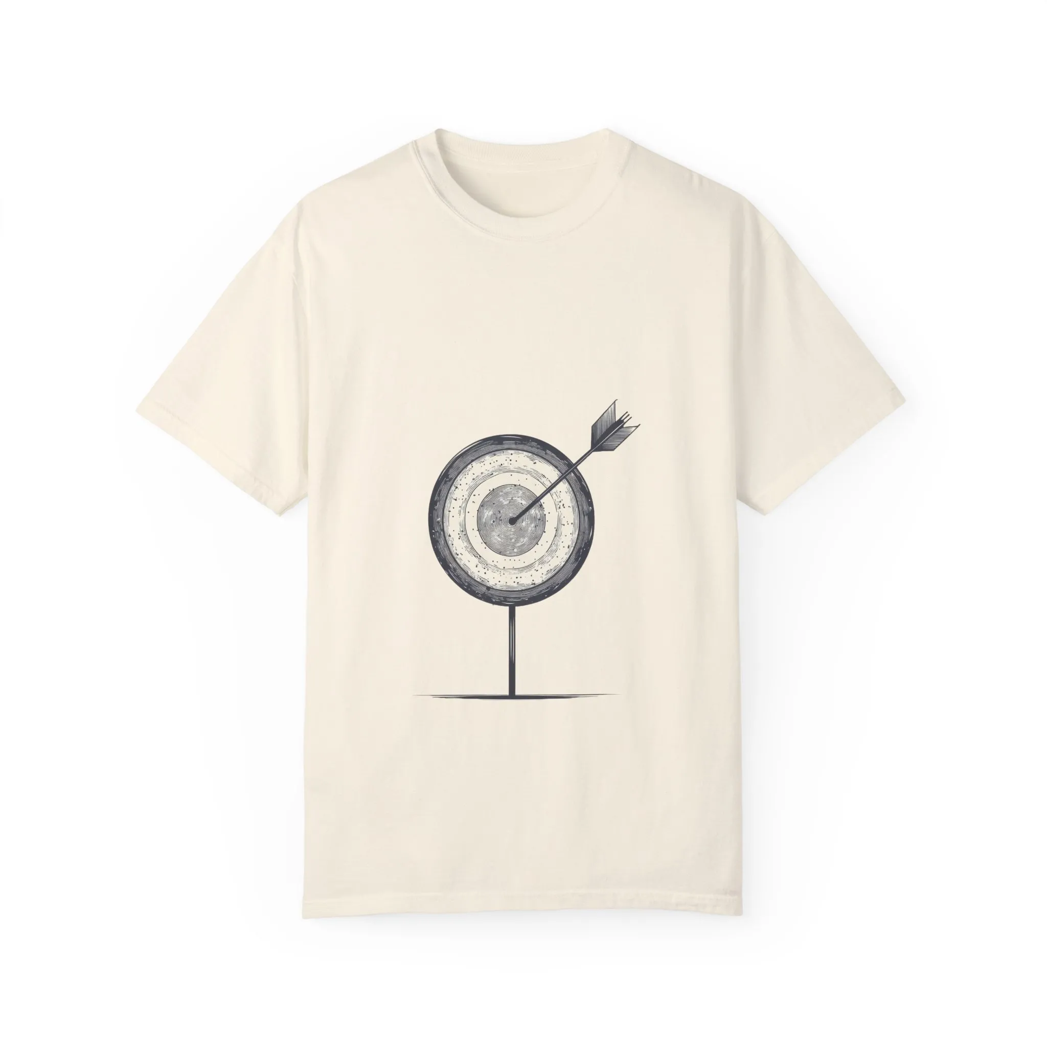 Unisex Garment-Dyed T-Shirt - Target Design for Archery Lovers - Image 5