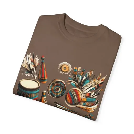 Unisex Garment-Dyed T-Shirt with Vibrant Musical Design | Perfect for Music Lovers & Festivals - Image 26