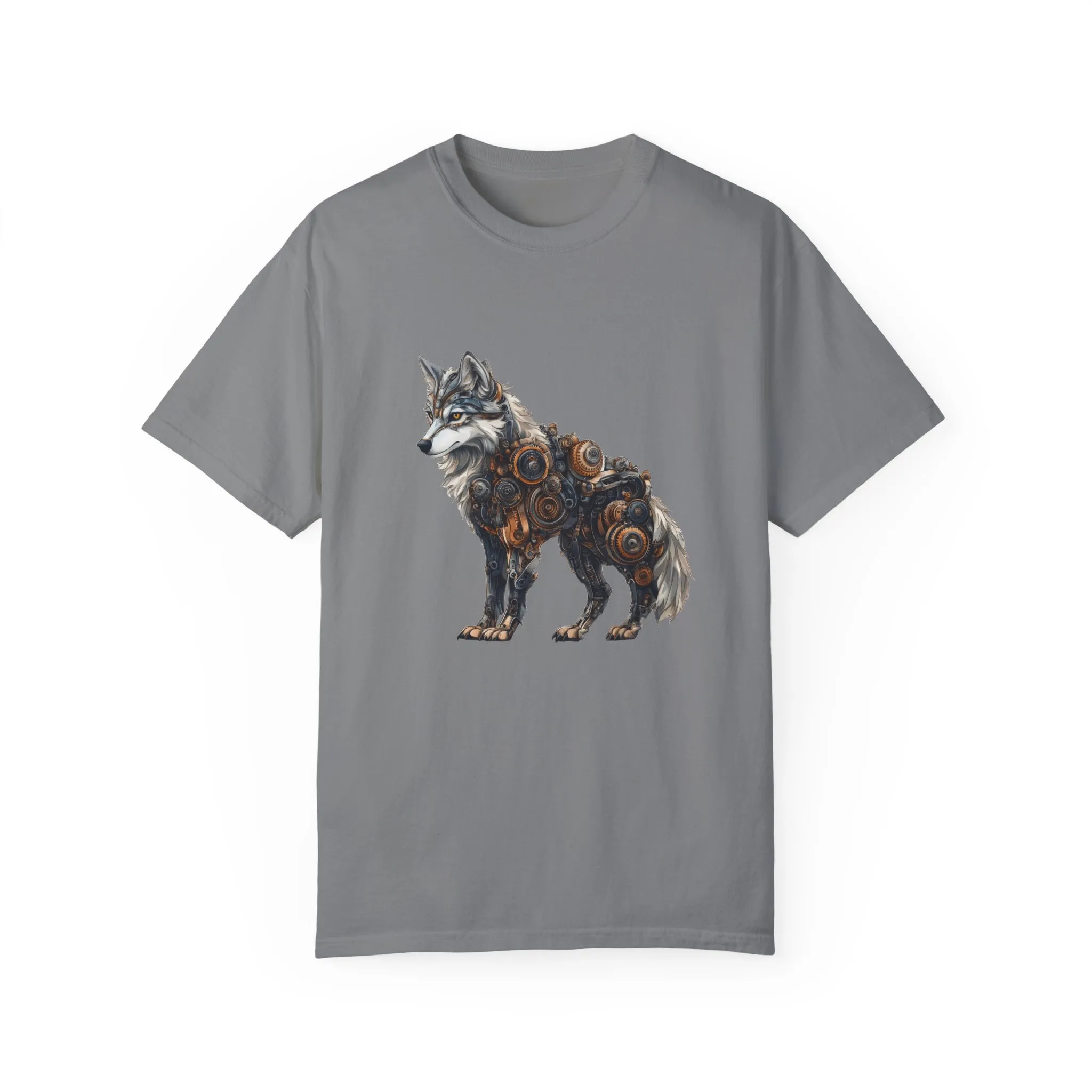 Mechanical Wolf Unisex T-Shirt - Unique Graphic Tee for Animal Lovers - Image 11