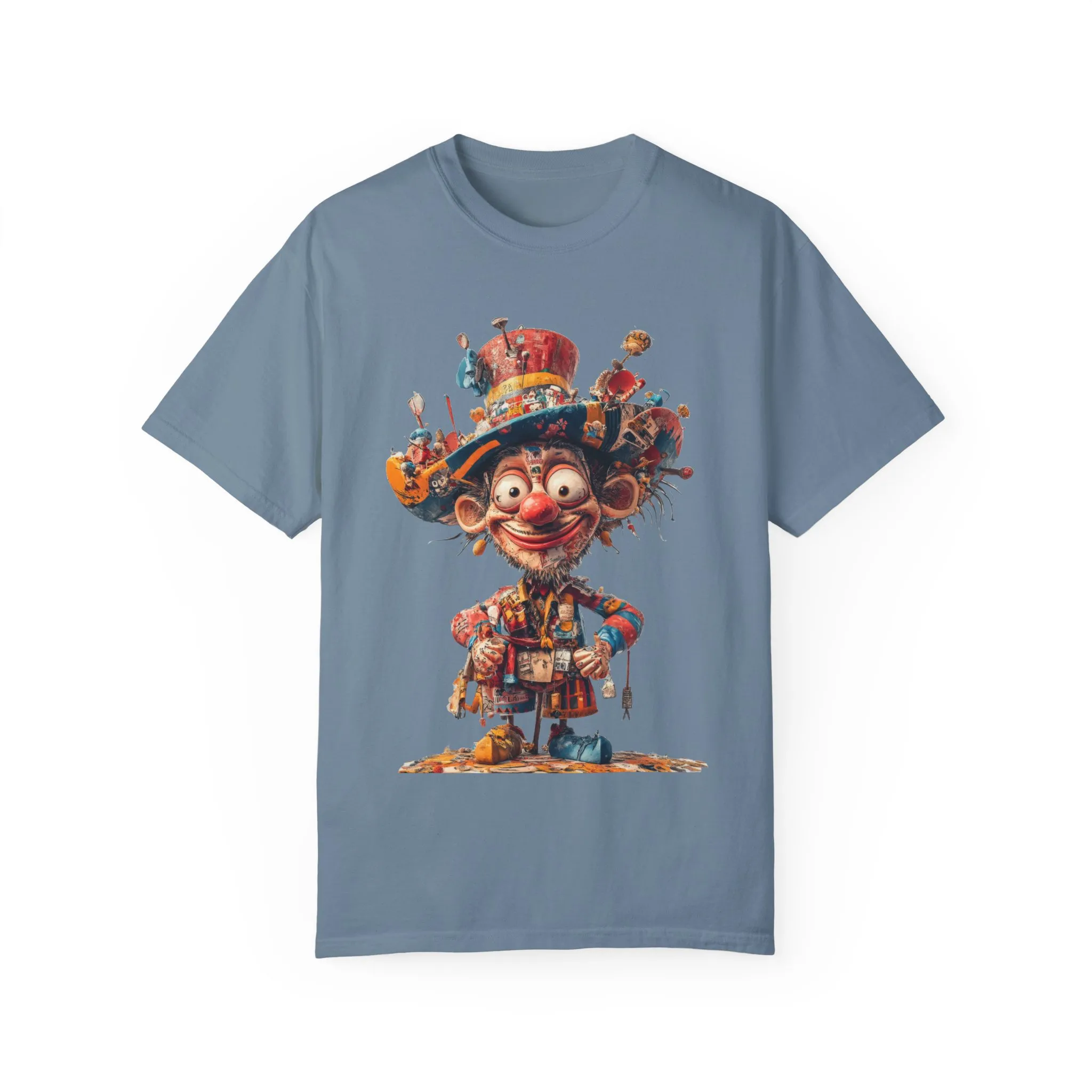 Whimsical Artist Unisex Garment-Dyed T-Shirt - Colorful Character Design - Image 47