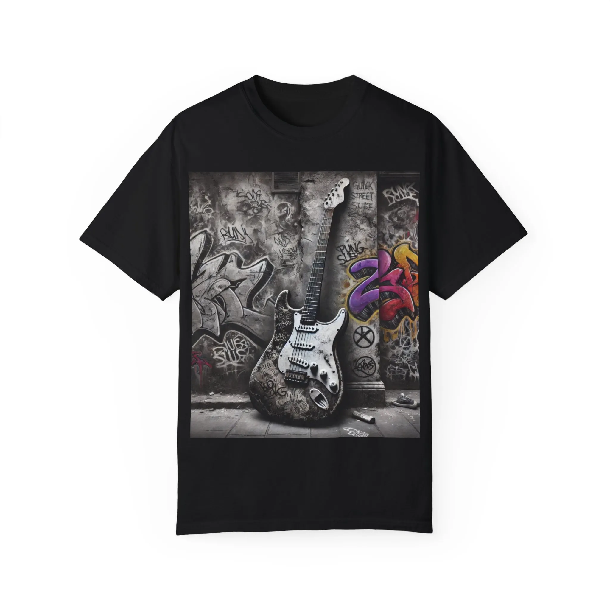 Rock Vibes Unisex Garment-Dyed T-Shirt - Perfect for Music Lovers - Image 2