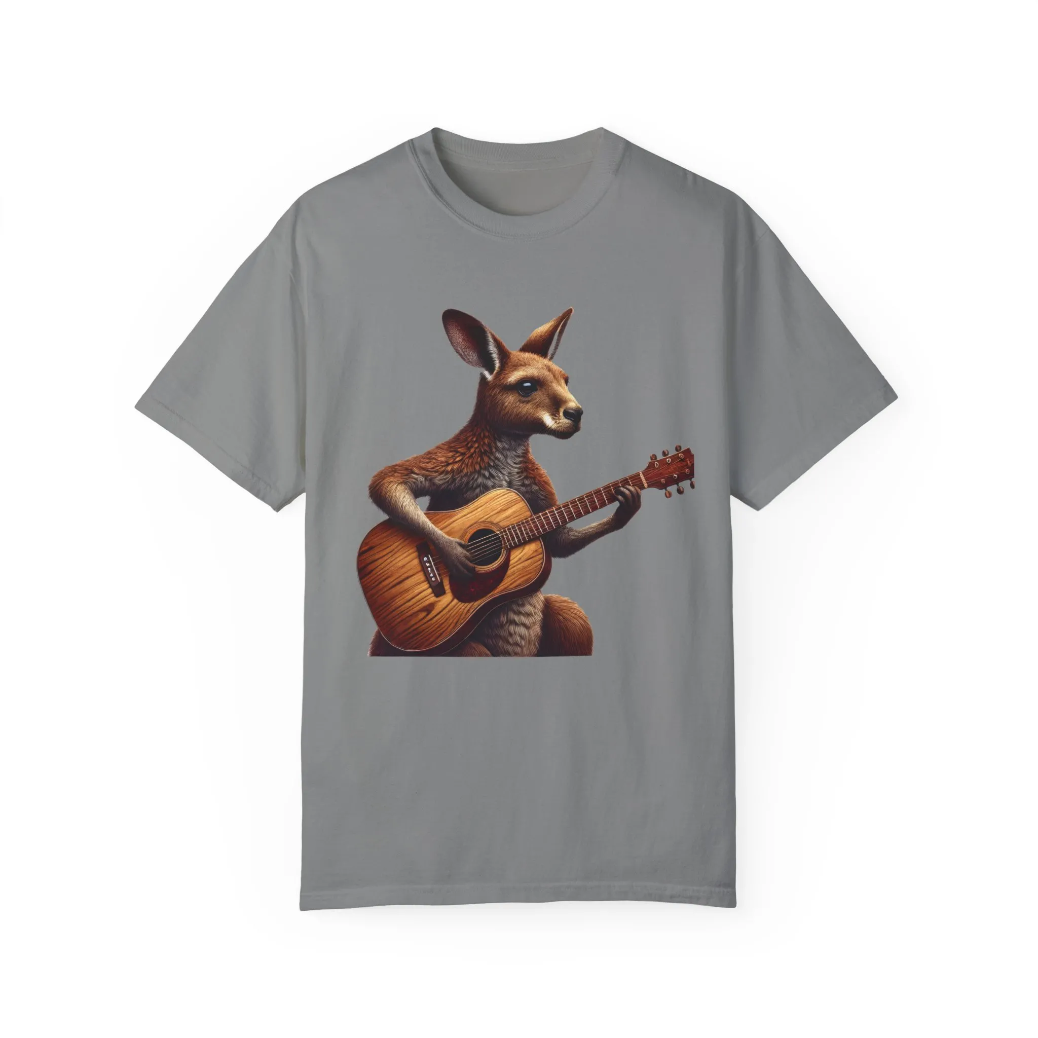 Cool Kangaroo Playing Guitar Unisex T-Shirt - Unique Gift for Music Lovers - Image 33